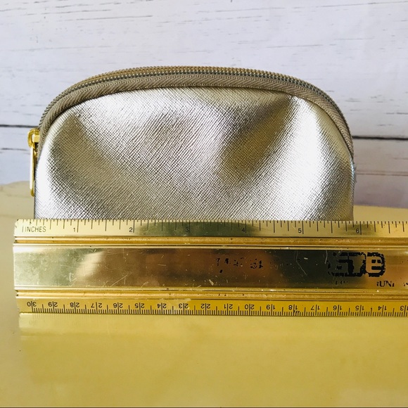 Double Zipper Gold Clutch NWOT - Picture 5 of 5